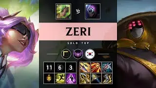 Zeri Top vs Jax - KR Master Patch 25.14