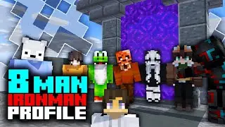 8 MAN IRONMAN PROFILE | Hypixel Skyblock COOP Ironman