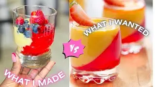 Rainbow Jelly trifle | Dessert | Christmas desert | Easter dessert 🍨 | Sunday kos Dessert 🍮 