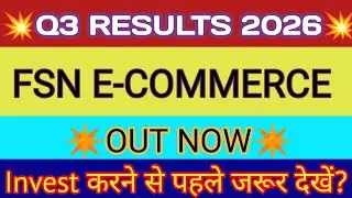 Nykaa Q3 Results 2026 🔴 Nykaa Results Today 🔴 Nykaa Share Latest News 🔴 Nykaa Share Result
