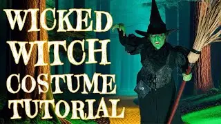 Wicked Witch DIY Costume and make up tutorial. This is Cal O'Ween !