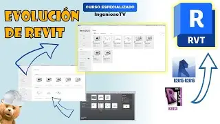 04. Evoluci&oacute;n de la interfaz de REVIT| Curso Revit IngeniosoTV