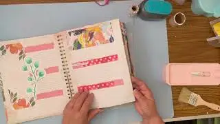 A Junk Journal from an outdated Planner - Flip-through