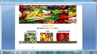 Project Report - Online Vegetable Store  || PHP MYSQL
