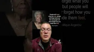 People will never forget how you made them feel. #mayaangelou #inspiration