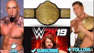 [WORLD HEAVYWEIGHT CHAMPIONSHIP ] TYSON TOMKO VS BATISTA WWE2K19