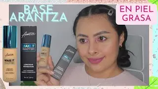 PROBAMOS: BASE ARANTZA COSMETICS EN PIEL GRASA | HolaLizy 🦋