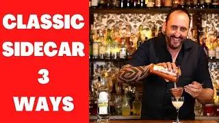 Classic Sidecar Cocktail 3 Versions/ Let's Talk Drinks