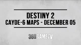 Destiny 2 Earth Treasure Map Locations (Cayde-6 Treasure Maps 05/12 - 12/12 - Week #14)
