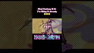 Going from a white mage to a Glock. Truly the definition of &ldquo;I&rsquo;m a healer but.&rdquo; #ff10 #finalfantasy
