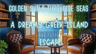 Golden Sun & Turquoise Seas , A Dreamy Greek Island Escape, Relax, Meditation, Peaceful 