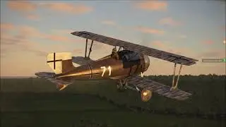 IL-2 flying circus: Siemens Schuckert D.IV first clicks, setup, and test flight