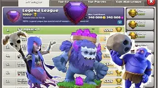 Yeti bowitch destroying legend league bases
