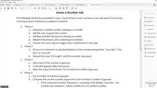 Guess A Number in Python Game