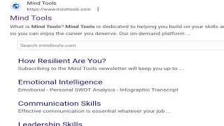 communication skill and leadership skill website for learning mindtools. com| learn English