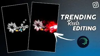 Instagram trending name art video editing | instagram trending reels editing
