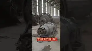 Ore dressing ball mill #machine #quarry #ore #oredressing #mining