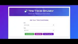 Time Travel Simulator ( 