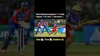 RCB vs DC IPL 2025 24th Match, Date, Time, Stadium