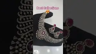 College and Party wear pendant #Ad#necklace #jewellery #long chain#earrings