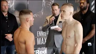 GEORGE 'THE SENSATION' BANCE v MJ HALL (FULL) WEIGH-IN FROM BIRMINGHAM AHEAD OF FRANK WARREN CARD