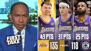 FIRST TAKE | LeBron has his best BIG-3 for another title - Stephen A. on Luka's Lakers beat Clippers