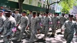 NY Guard Marches in the PR Day Parade