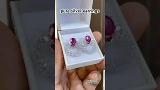 new silver exclusive woman earrings | silver earring gift 🎁 for her #ajmer #silver #girls #women