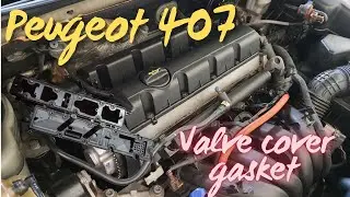 Peugeot 407 2.0 petrol | Valve Cover Gasket Replacement | EW10A VVT