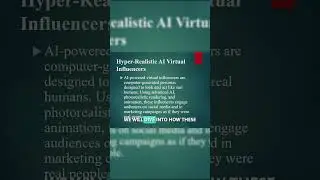 AI Virtual Influencers Part 1