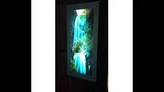 I can&rsquo;t buy a Vintage Wall Waterfall Mirror Light Box Picture Nature Birds Water Sounds