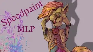 | SPEEDPAINT | ArtTrade | Inner Workings (pastel gore) | MLP