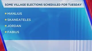 Four village elections taking place Tuesday
