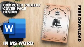 Crafting an Eye-catching Project Cover Page in MS Word: FREE Download