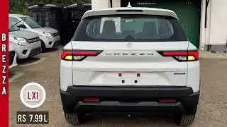 New Brezza Lxi 2024 🔥 Base Model @ Rs 7.99L | Maruti Suzuki Brezza - Detailed Walkaround Review!