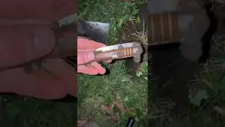 Ik vond een mes en maakte deze super scherp!