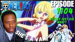 STUSSY JUST TOOK THEM BOTH DOWN SOLO! - ONE PIECE EPISODE 1104 Reaction