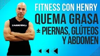 [40 min] Piernas y Gl&uacute;toes [mancuernas] + Reto QUEMA GRASA + Abdomen SEXY | FITNESS Boxing