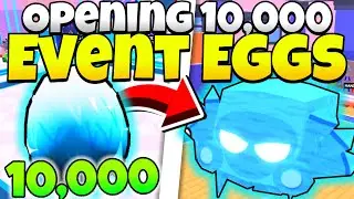 Opening 10,000 Event Eggs [Arm Wrestling Simulator]
