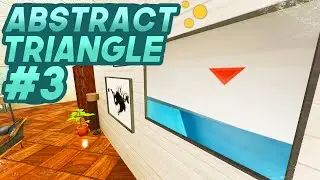 Abstract Triangle Painting Location 3 - Abiotic Factor