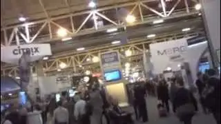 HatCam Tour 2013: Walking the #HIMSS13 Exhibit Hall w/a Camera on my Head