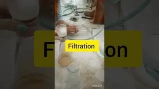 💧Filtration = Pure magic!🪄|  Filtration by sintered glass # lab