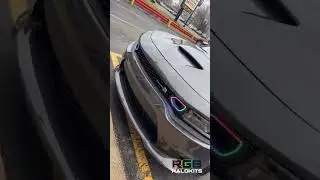 Upgrade Your Dodge Charger with Snorkel Air Intake & Multicolor Halo - Get the Hottest Mod in Town!