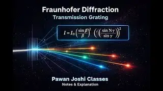 Diffraction by Transmission Grating| Notes & Explanation| Engineering Physics, BSc