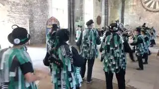 OBJ Morris - Dancing in the Great Hall at Winchester Mayfest 2025 - Much Gridlock
