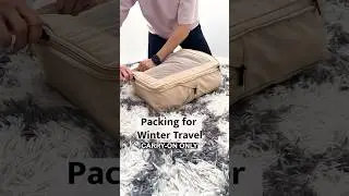 How to pack for Winter with just a carry-on