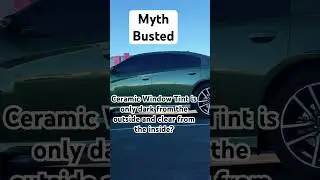 Ceramic Window Tint is only dark from the outside: Myth busted #windowtinting #ceramictint #cartint
