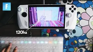 ROG ALLY Fortnite 120fps Building Test...