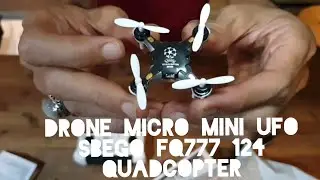 Drone Mini Micro UFO SBEGO FQ777 124 Quadcopter Murah 160 Ribuan Unboxing + Review N Test Terbang