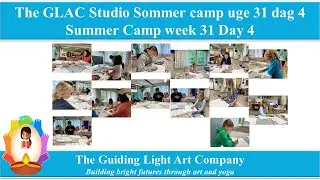 GLAC Studio Sommer camp Uge 31 dag4 begivenheders oversigt #oliemaleri #kunst #kidsart #blyantskitse